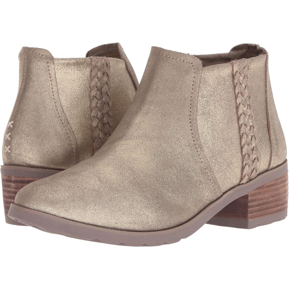 Reef Voyage Gold Metallic Low LX Ankle Boots